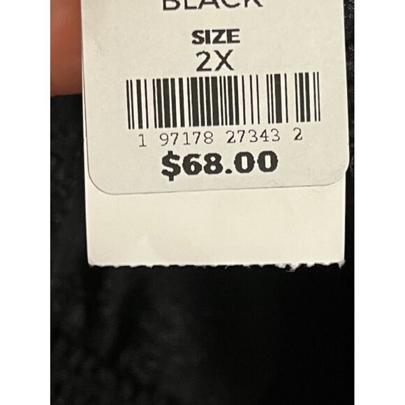 Draper James Dress 2X Black Smock Floral Preppy Neutral Retro Classic Minimalist - Picture 13 of 16